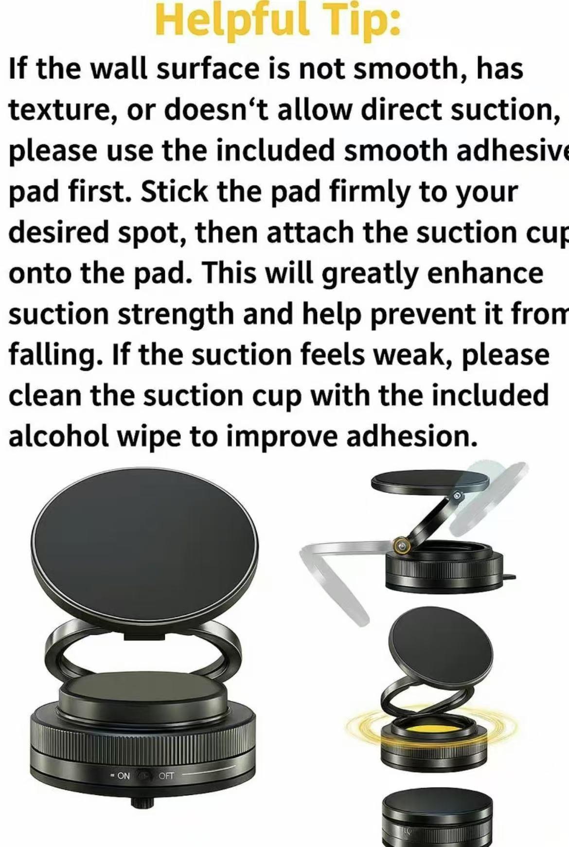 360° Adjustable Vacuum Magnetic Phone Holder, Suction Cup Phone Mount for Magsafe, Portable Cell Phone Holder for Car,Makeup/Gym/Mirror, Fit for All iphone iphone 11 and above 360° Adjustable Vacuum Magnetic Phone Holder, Suction Cup Phone Mount for Magsafe, Portable Cell Phone Holder for Car,Makeup/Gym/Mirror, Fit for All iphone iphone 11 and above
