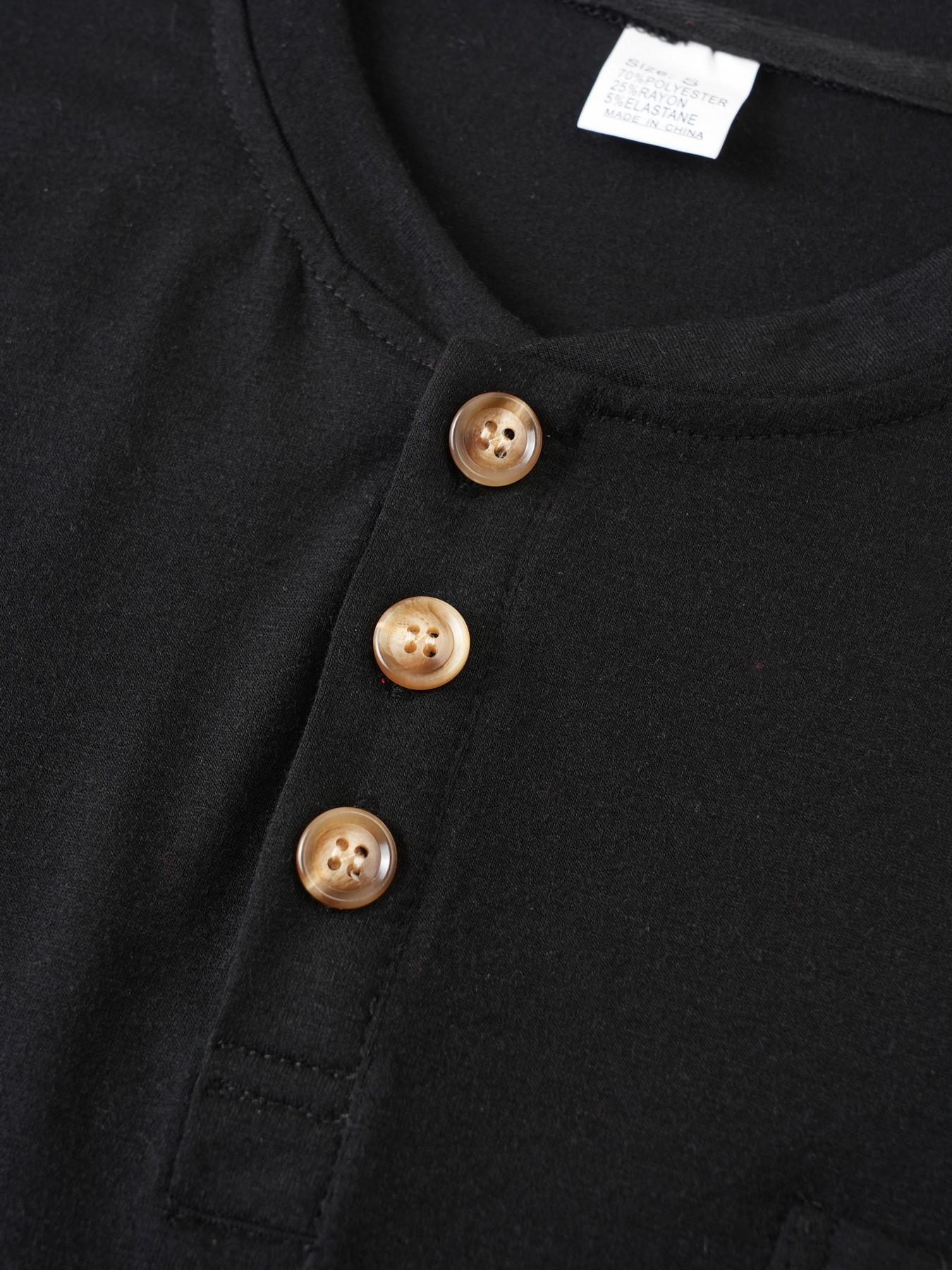 Men's Sleeveless Henley Knit Tank Top, Pocketed Casual Button Decor Muscle Shirt, Summer Beach Sports Vest, Comfortable and Stylish