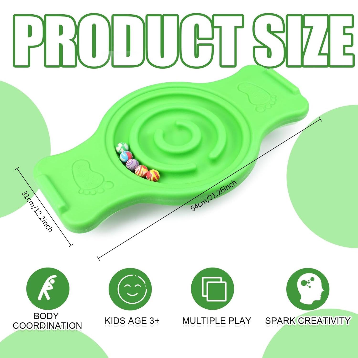 Maze Balance Board, Sensory Training Swing Board, Balance Swinging Teeter-Totter, Fitness Equipment for Boys and Girls