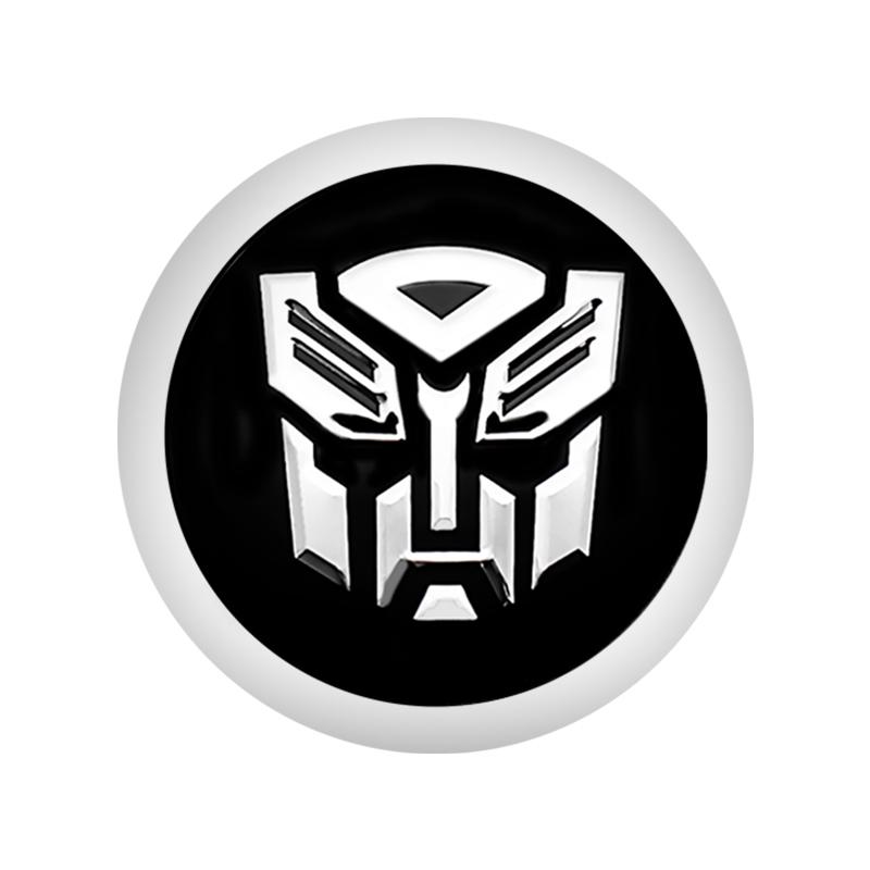 1Pc Car 3D Car Stickers Autobots and Decepticons Transformer Badge Decepticon Emblem Tail Decal Cool Autobots Car Styling Car Accessories Automotive Exterior Decoration and Personalized Ride Look