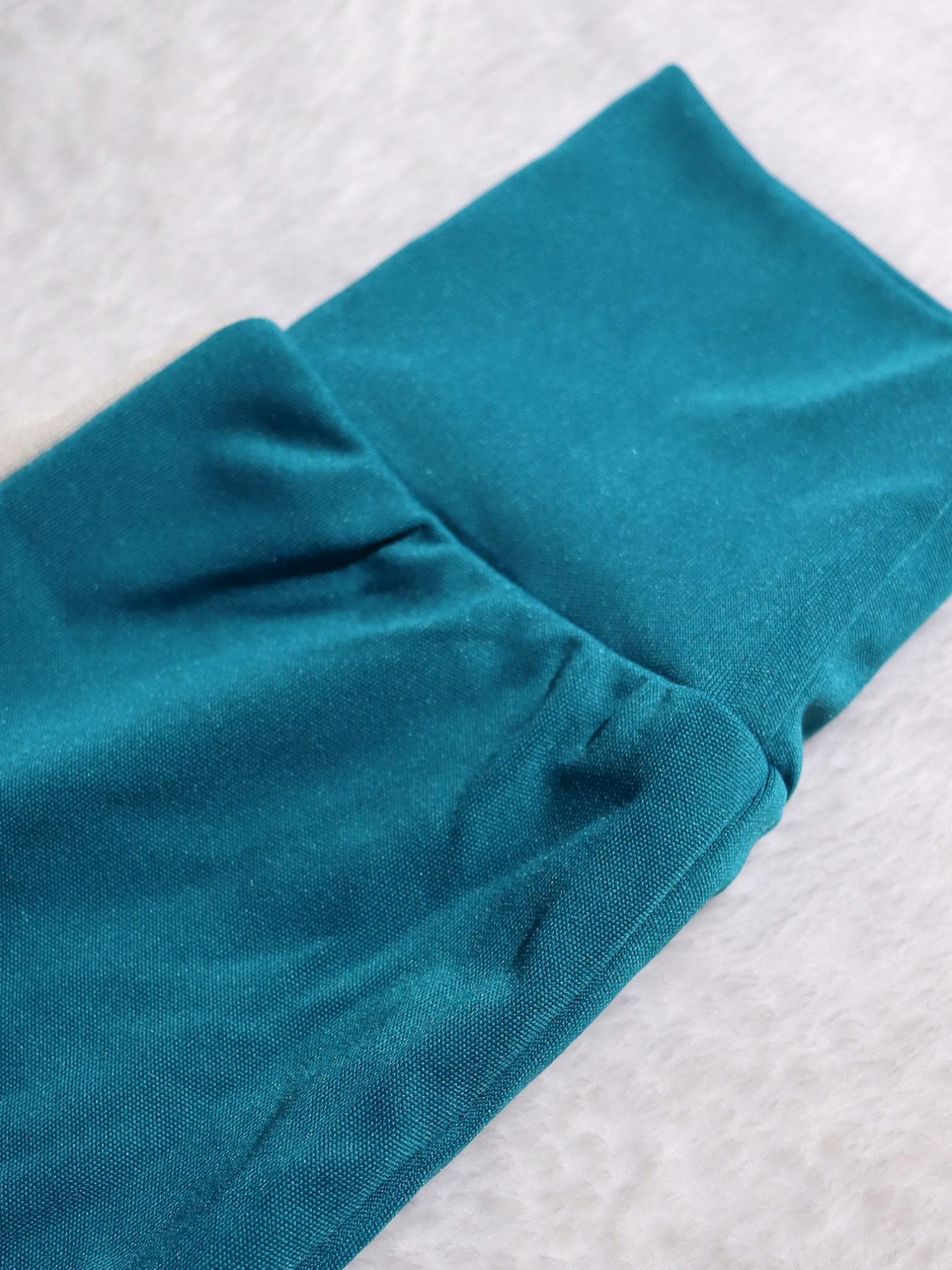 Women's 2-Piece Colorblock Fitted Zipper Jacket & Wide-Leg Pants Set, Casual Streetwear, Daily Commute Fashion, Trendy Women's Clothing