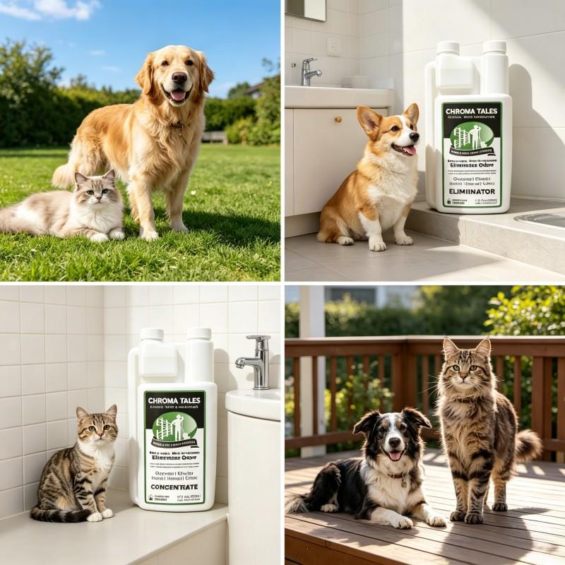 Dog Kennel Cleaner Air Freshener Odor Eliminator, Effective Dog House Cleaning Solution, Long-Lasting Scented Deodorizer for Pets, Odor Destroyer