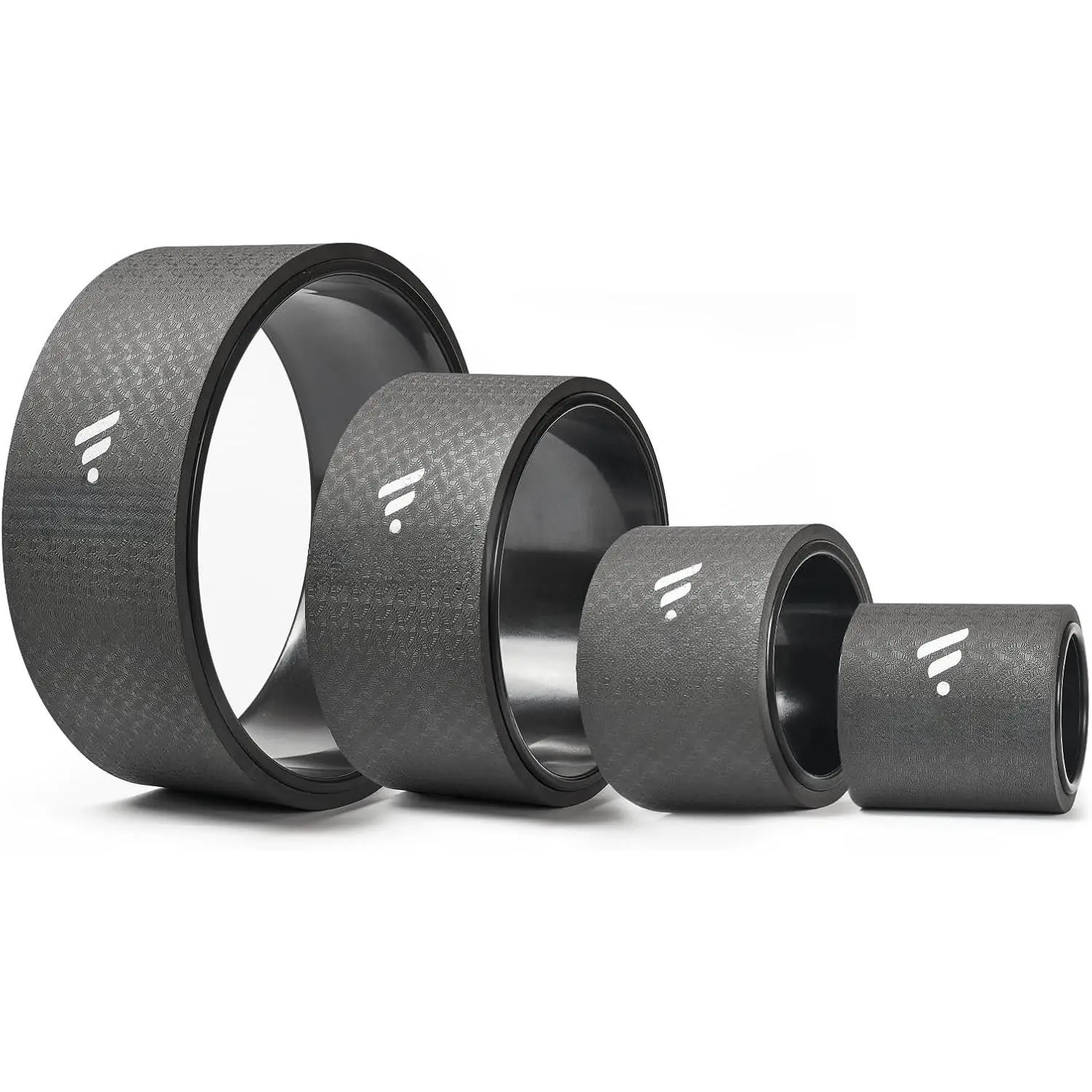 Yoga Wheel Set of 2, Upgraded 10MM  Wheels for  & Stretching |  Thick  Roller for Deep Tissue Massage, Improving Yoga Poses Backbend