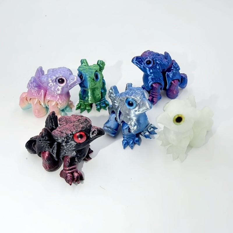 3D Printed Toy Griffin Wings Small Animal Jointed Simulation Fun Ornament Creative Handmade Model, Unique Collectible Decorative Piece