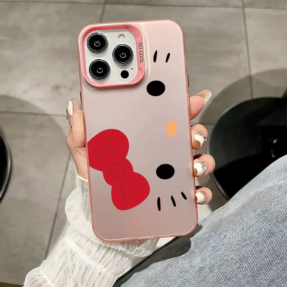 2026 New Cartoon Hellos Kittys Phone Case Suitable for iPhone 17 16e 16 15 14 13 12 11 Mini Pro Max Air X XR XSMAX 8 7 Plus Anti Fall Protection Matte Back Cover