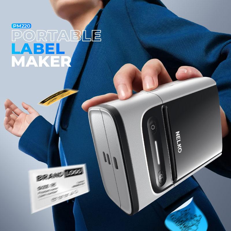 PM220 Portable Bluetooth Label Maker Printer, Wireless Label Printer, AI Printer, Sticker Printer, Portable Thermal Printer for Small Business, Homes and Offices, TikTokShopBlackFriday PM220 Portable Bluetooth Label Maker Printer, Wireless Label Printer, AI Printer, Sticker Printer, Portable Thermal Printer for Small Business, Homes and Offices, TikTokShopBlackFriday