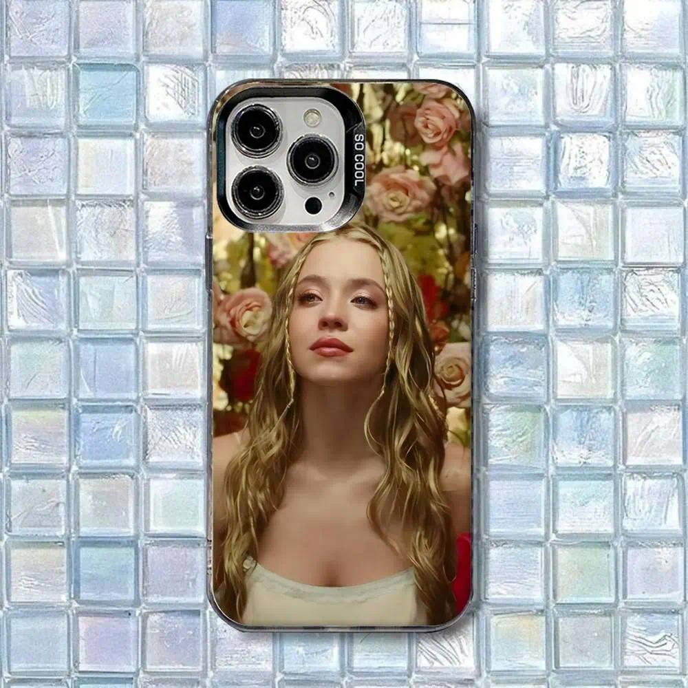 Popular Idol & Actress Sydney — Silver-Accent Phone Case — Compatible with iPhone 17, 16, 15, 14, 13, 12 Series — Drop-Resistant Matte Protective Case
