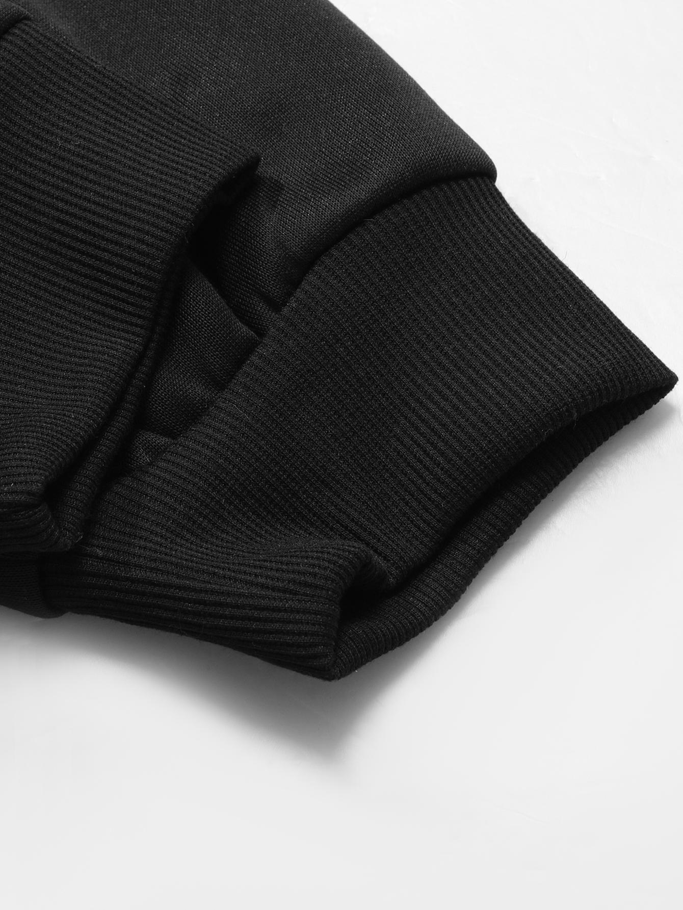 American Retro Floral Print Half-Zip Sweatshirt Hoodie, Short Waist Design, Casual Loose-Fitting, Fall & Winter Fashion, Sweet Cool Girl Vibe Style