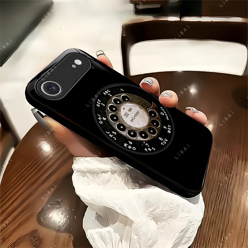 Suitable for [iPhone 17 Air] High-end phone case🤩, featuring a vintage rotary dial pattern🥰✨, with a high-end, stylish, and minimalist design，drop-resistant, affordably priced，fingerprint-resistant  995