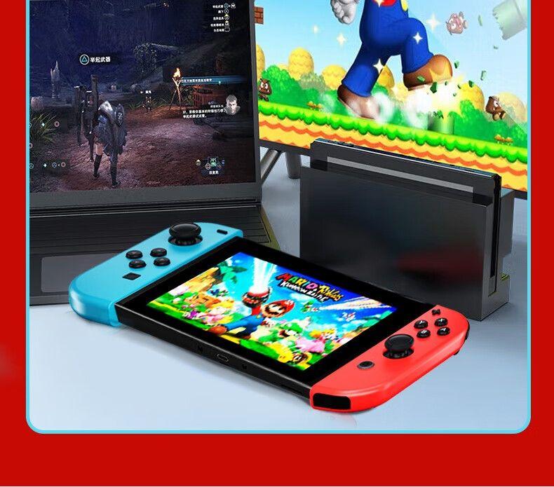 MOVONE Wireless Switch Controllers for Switch/OLED/Lite,Gamepad with No Drift Joystick, Dual Vibration, Wake-Up,Motion Control, Screenshot,Best Value Alternative L/R (Red & Blue)