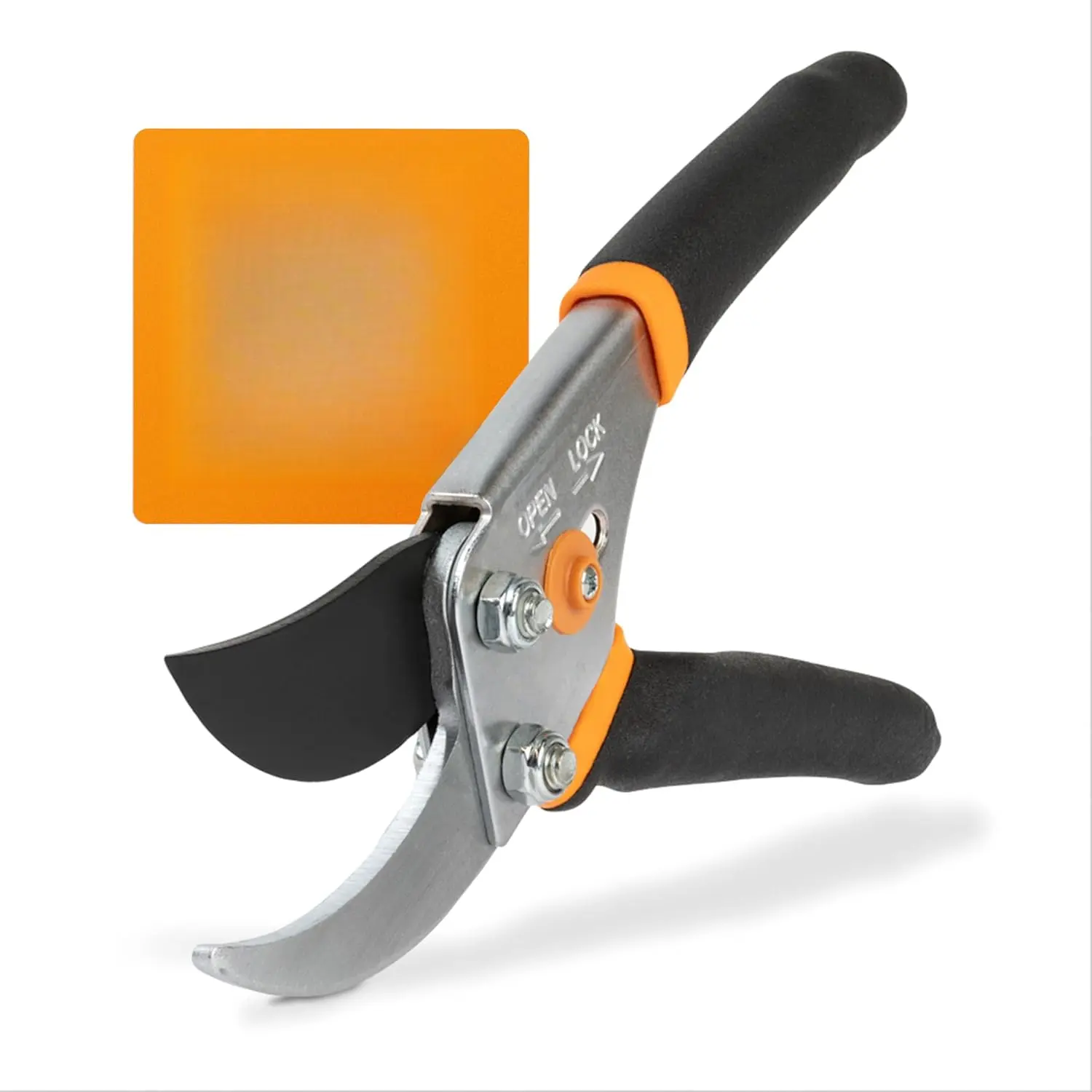 Bypass Pruning Shears, 5/8" Cut Capacity Garden Clippers