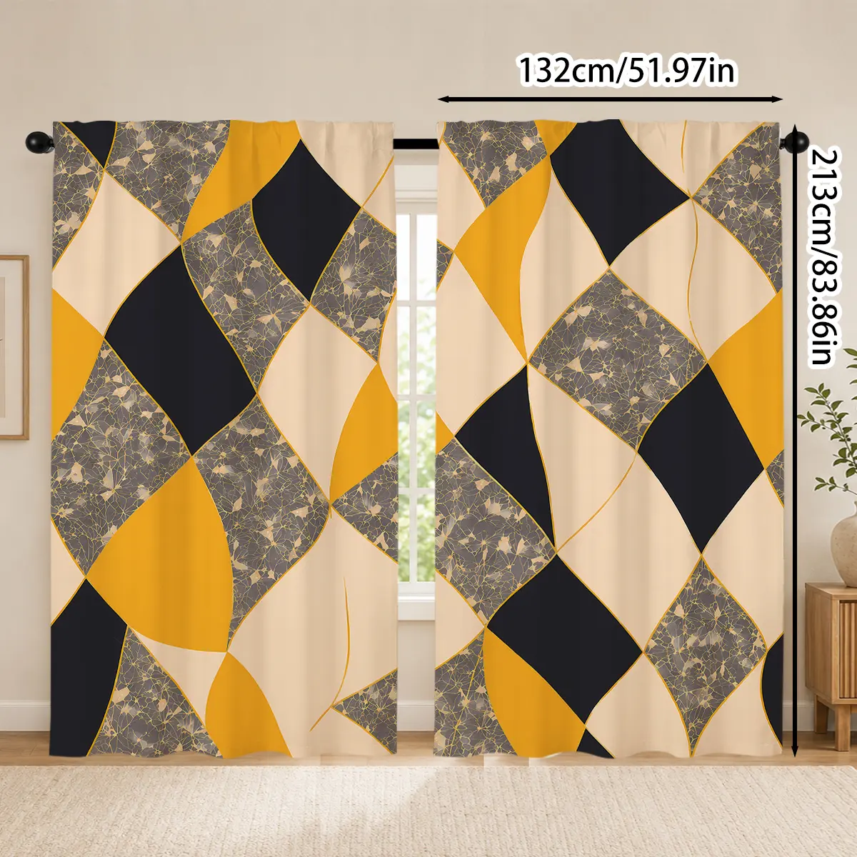 52"W*84"L(132*213cm)-2pcs