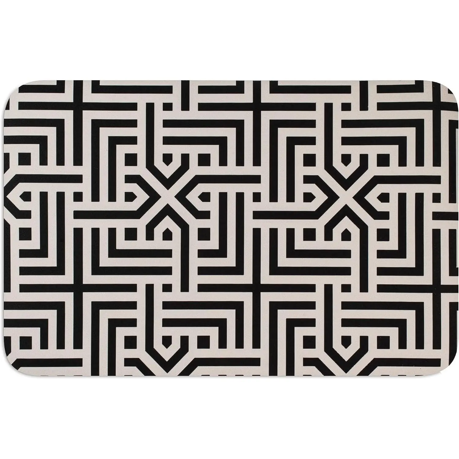 Mat -   Mat for  and Water, Ultra Absorbent Bowl Placemat for Dogs, Nonslip  Feeding Mats, Machine Washable Dogs Mats for Floors (Small, Maze)