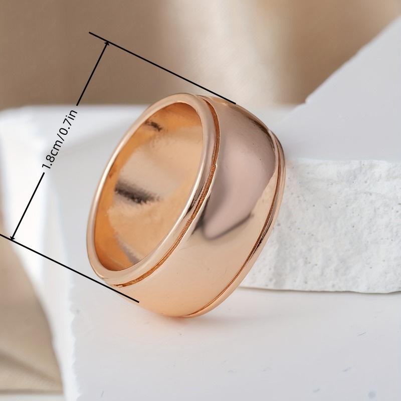 Retro geometric minimalist silver metal ring, wide design, suitable for holiday wear and daily use