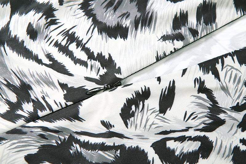 DOUCIU Trendy Personality Street Hip-Hop Versatile Casual Tight Sexy Hot Cool Women'S Thin Printed Long-Sleeved Jumpsuit Party Costume