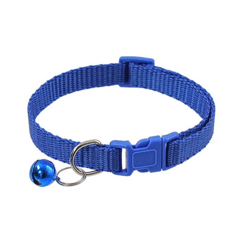 Mixed Color 10-Piece Cat Bell Collar Set, Simple Fashion Necklace, Adjustable Dog & Cat Collars, European Style, Stylish Pet Accessories