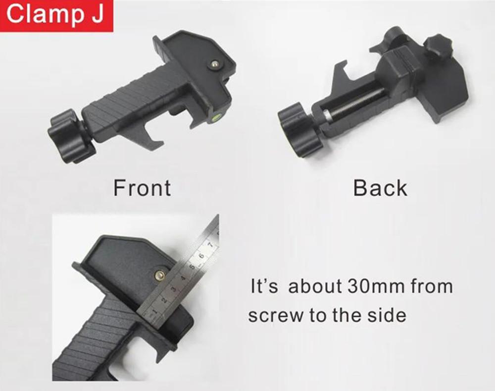 Clamp for Rotary Laser Detector, Rotating Laser Level Receiver Bracket Replacement, Essential Accessory for Precision Measurement Tools