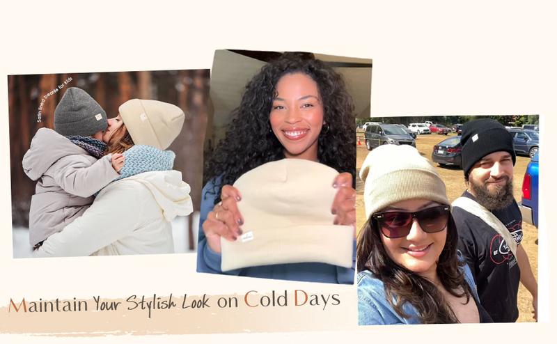 YANIBEST Satin Lined Beanie for Women Reduce Frizz Winter Hats for Women Men Silk Lining Soft Slouchy Warm Cuffed Less Static TikTokShopBlackFriday