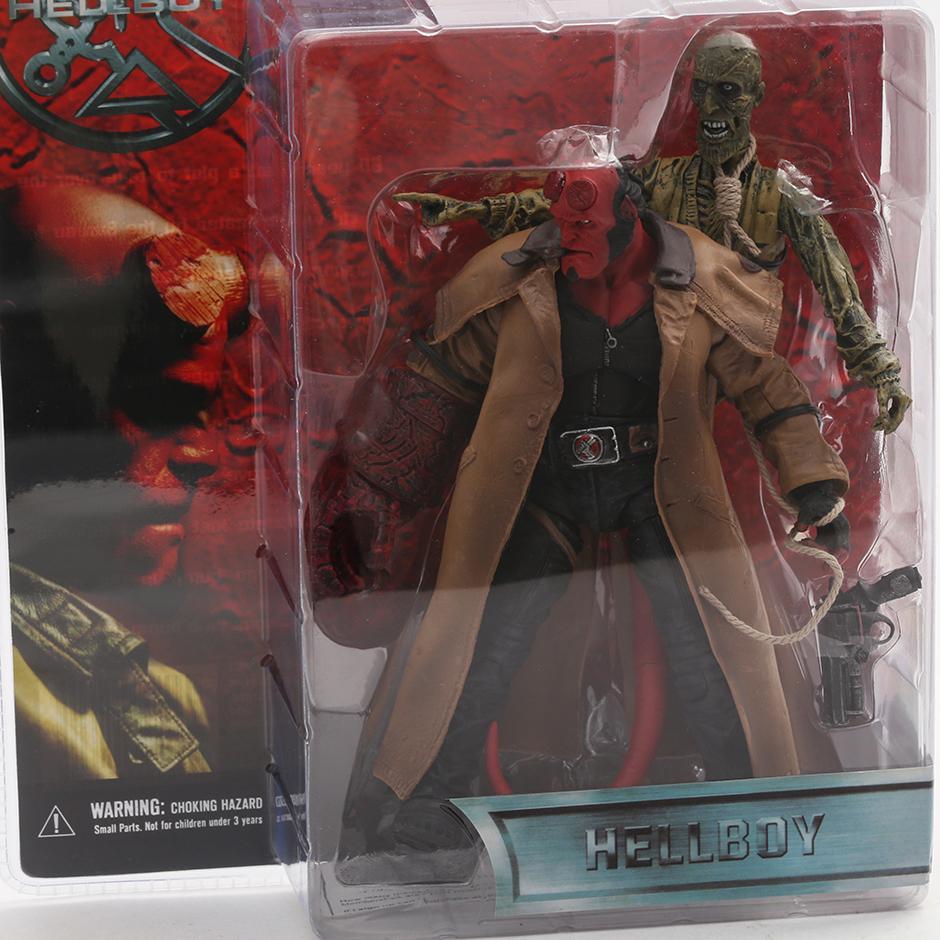 Hellboy Trench Coat Variant Mezco Toys Action Figure Model Gift Collectible Figurine