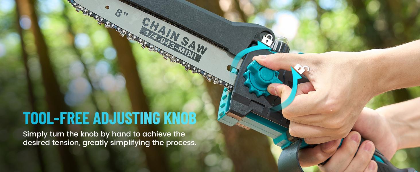 SeeSii 2-IN-1 Cordless Pole Saw & Mini Chainsaw, 8-inch Electric Saw Brushless with 2 * 4.0Ah Battery, 16-Foot MAX, Chain Saw with Extension Pole for Wood Cutting Trimming Branch CH810 #TikTokShopBlackFriday