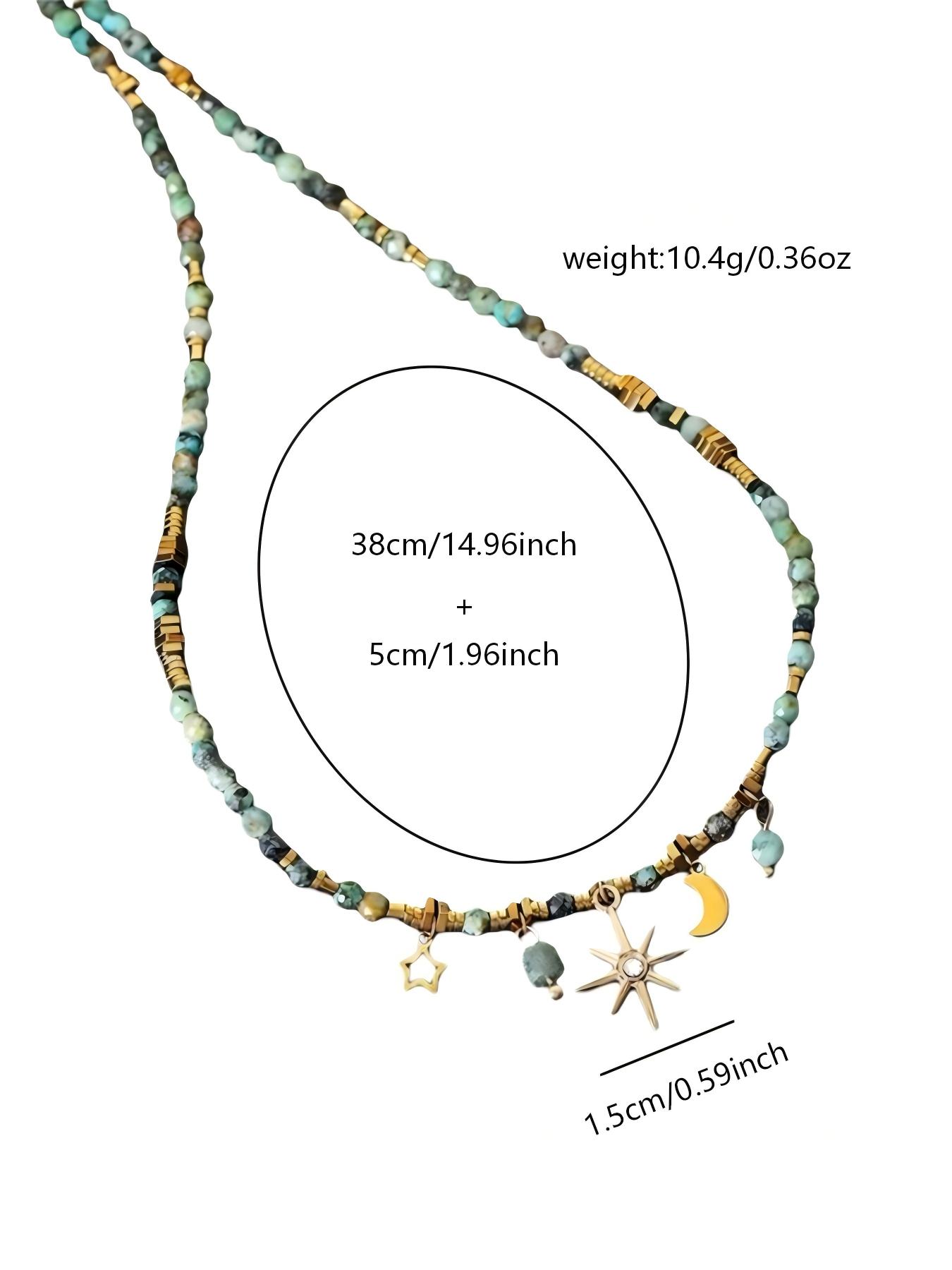 Mead Vintage Beaded Necklace 2026 New Design, Elegant Chain Print Collarbone Chain, Layered Necklace for Women, All Seasons Fashion Accessory