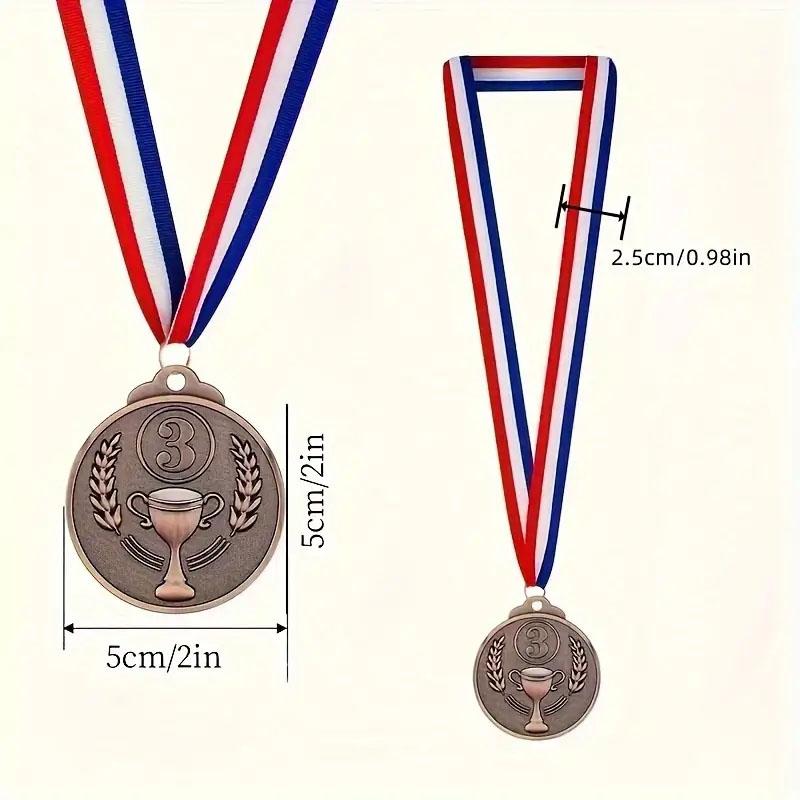 Number Medal, Gold Silver Bronze Award Medals, Sports Medal, Medals for School, Sports Meeting, Sports Events, Celebration Souvenir