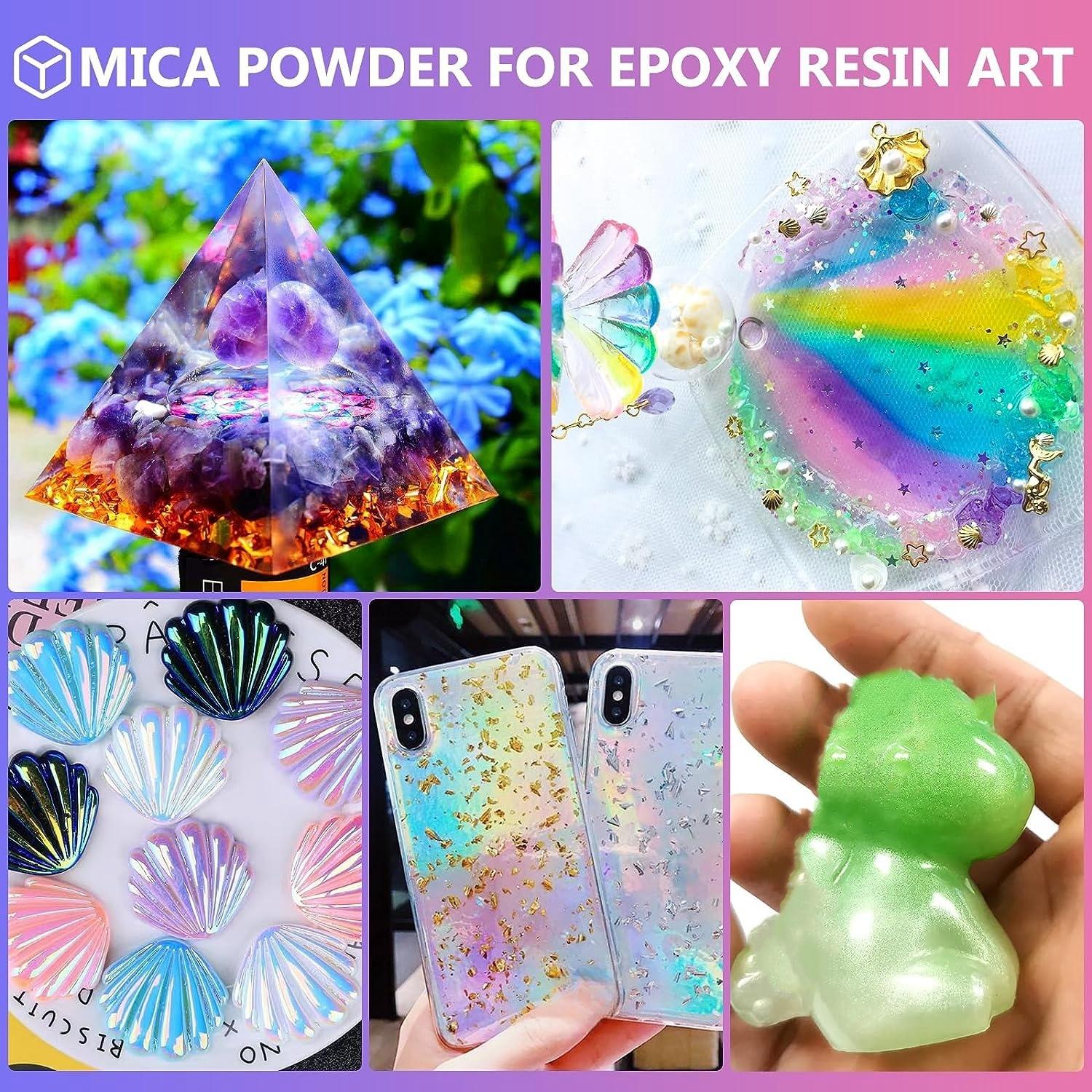 1PC  Mica Powder 100g Jar for Epoxy Resin, Glitter Metallic Effect Dye Pigments Epoxy Resin Art Pigments For DIY Arts And Crafts, Candle Making Dyes, Epoxy Resins, Paints, Slime, Silicone Molds, Jewelry Forging, Fluid Painting Toning Pigments