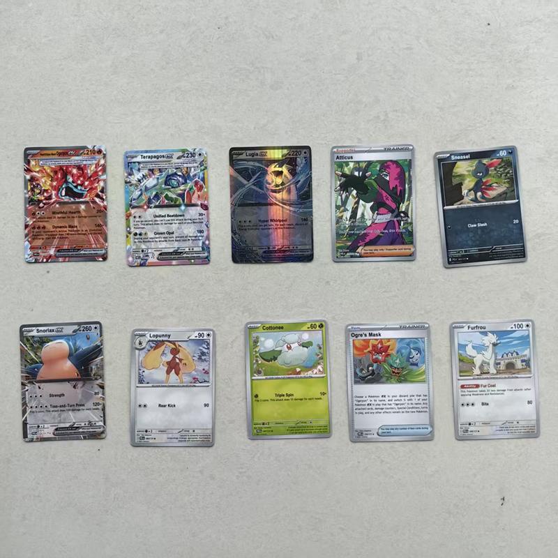 360pcs Pokemon Collectible Trading Cards Mega Booster Pack, Shiny Card Series Blind Box, Evolution Scarlet, Perfect Gift for Collectors, Birthday & Holiday Present