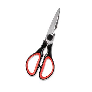 Odoland 8 Pcs Camping Cookware Utensils Travel Set, Camp Kitchen Utensil Organizer with Tongs, Scissors, Cutting Board, Rice Paddle and Water Resistant Case for Backpacking, Outdoor Camping