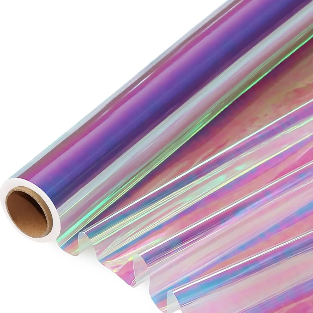 52 ft x 34 in Iridescent Cellophane Wrap Roll for Gifts, Baskets, Flowers, Arts & Craft, Party & Christmas Gift Wrapping