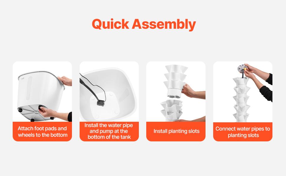 VEVOR Hydroponic Growing System, 30 Pods Vertical 6 Tiers Hydroponic Tower, Home Hydronic Garden with Water Pump Timer, Water Circulation Plants Germination Kit for Indoor Herbs Fruits Vegetables VEVOR Hydroponic Growing System, 30 Pods Vertical 6 Tiers Hydroponic Tower, Home Hydronic Garden with Water Pump Timer, Water Circulation Plants Germination Kit for Indoor Herbs Fruits Vegetables