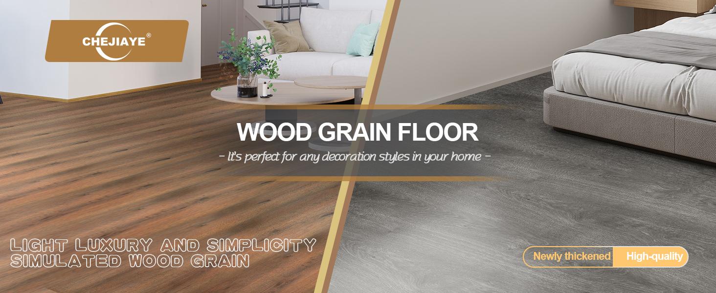 Luxury Thicken Wood Grain Peel and Stick Floor Tiles Self-Adhesive Vinyl Flooring Roll-DIY Easy for Wall and Floor,Hard Surface/Waterproof/Anti Slip (Gray Vinyl Flooring, 17.72 "W X 118" L) Luxury Thicken Wood Grain Peel and Stick Floor Tiles Self-Adhesive Vinyl Flooring Roll-DIY Easy for Wall and Floor,Hard Surface/Waterproof/Anti Slip (Gray Vinyl Flooring, 17.72 "W X 118" L)