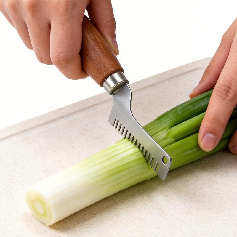 2-Pack Chive Cutter, Efficient Tool for Uniformly Chopping Herbs and Garlic, Ideal for Home and Restaurant Prep