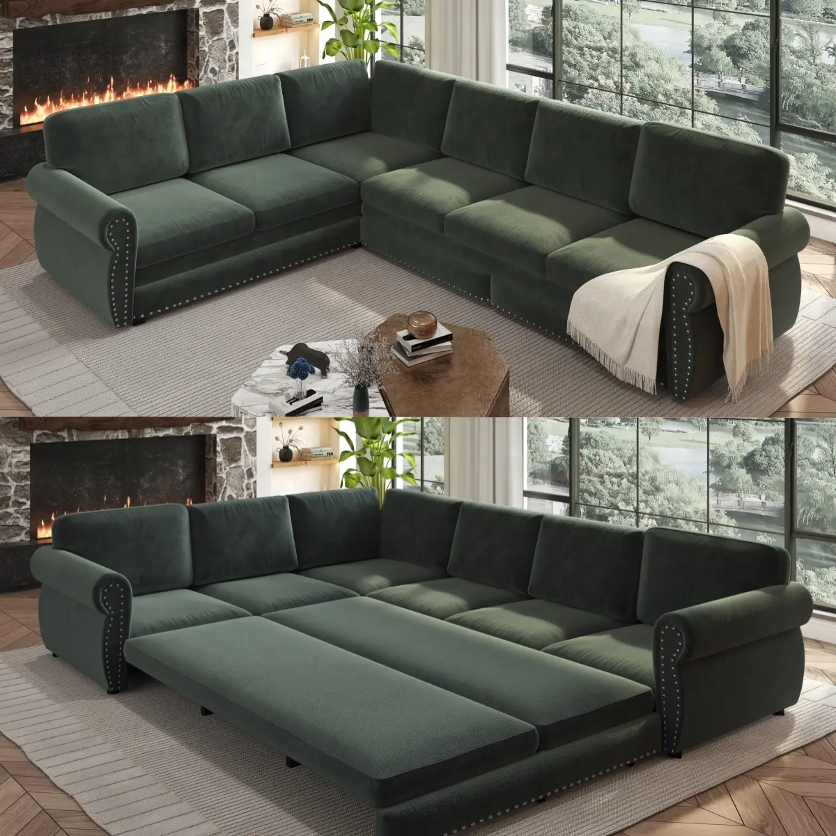 6 Seat  Green
