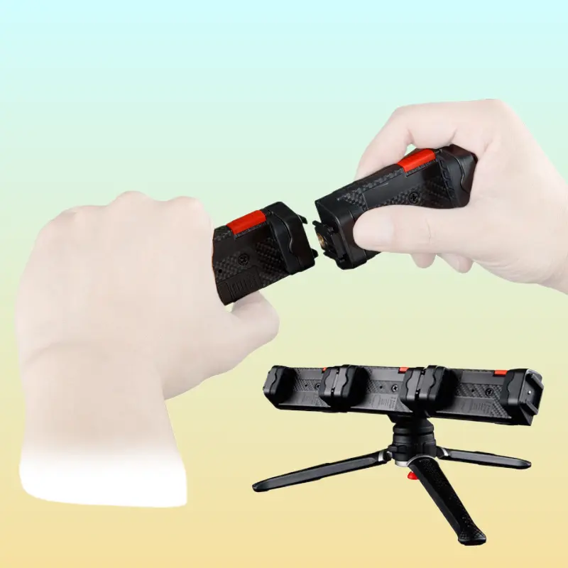 Universal Phone Clip With 1/4 Screw Hole Tripod Mounting Adapter For Live Streaming Photography Camera Shooting Accessories