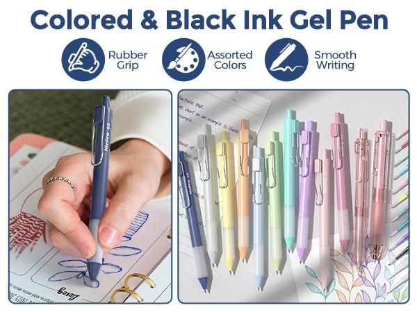 Nicpro 78 PACK Aesthetic School Supplies with Cute Pen Case, Pastel Highlighters, Ink Gel Pens, Mechanical Pencils, Ballpoint Pen for Student Stationary, ideal Christmas gifts