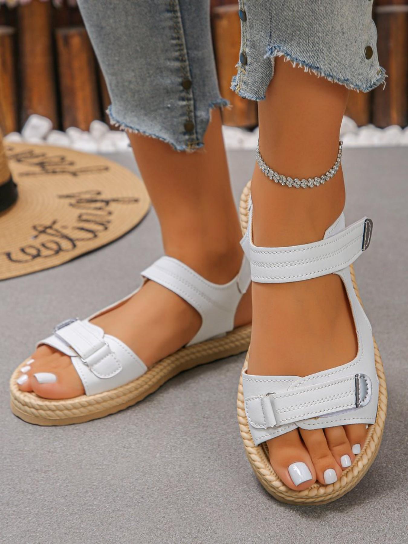 Women's Summer Lightweight Non-Slip Pregnant Women Shoes, Versatile Sports Sandals, Breathable Fish Mouth Design, Comfortable Walking Shoes