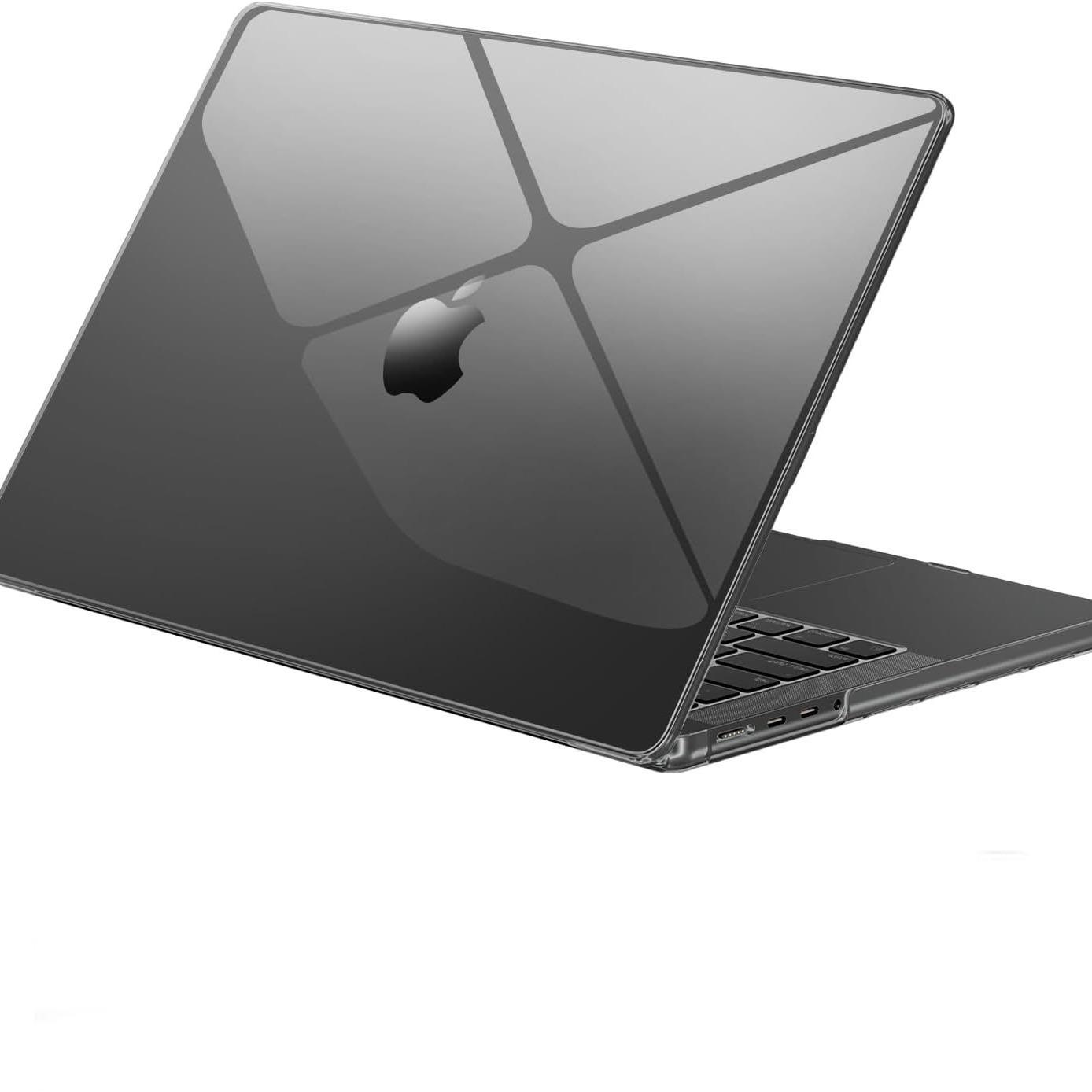 Fashion Anti-Scratch Hard Shell Case for Macbook Pro & Air, Transparent Tsa Standard Design, Durable Protection, Non-Slip Feet, Lightweight Plastic