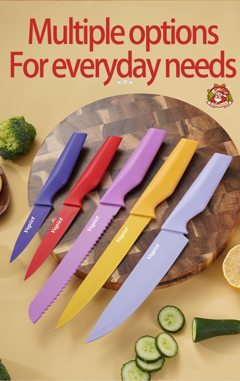 5 Pieces, Kitchen Knife Set, Meat Cleaver, Chef's Knife, Bread Knife, Fruit Knife, ANew Year's Gift Cooking Utensils Cutting Modern Block Home 5 Pieces, Kitchen Knife Set, Meat Cleaver, Chef's Knife, Bread Knife, Fruit Knife, ANew Year's Gift Cooking Utensils Cutting Modern Block Home