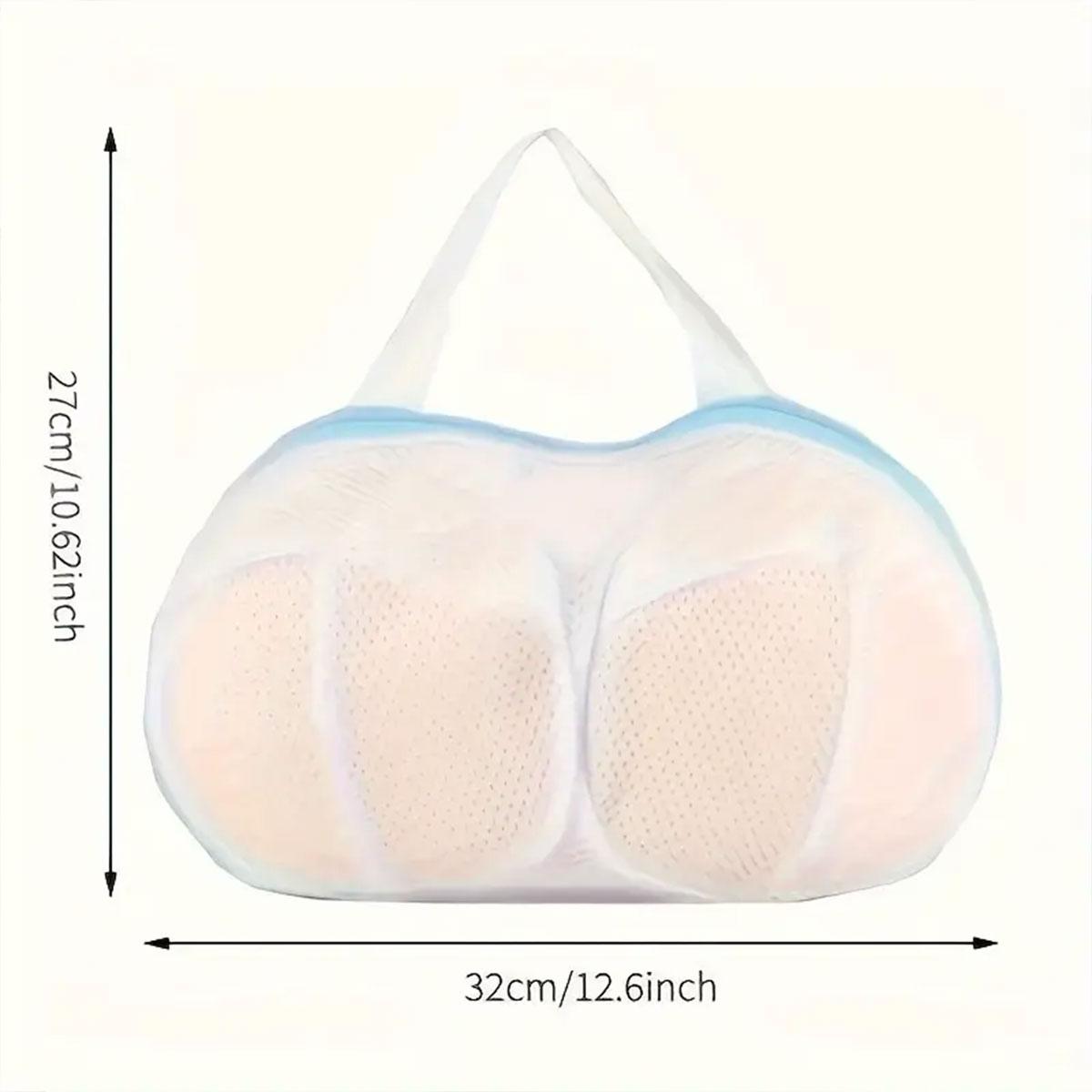 Mesh Bra Laundry Bag, 2 Counts/set Durable Zipper Bra Washing Bag, Laundry Tools & Accessories for Home Use