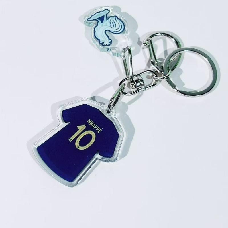 2026 World Cup Style Jersey Keychain, Messi Neymar Ronaldo Mbappe, Fashion Accessory, Sports Memorabilia, Unique Gift Idea