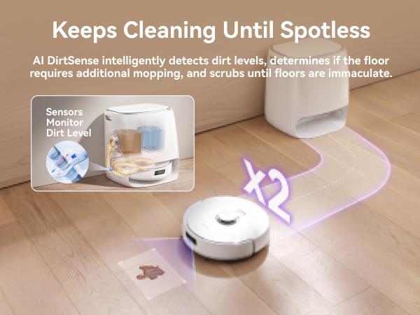 NARWAL Freo Pro Robot Vacuum and Mop Combo, Tangle Free Robot Mop, 8500Pa Powerful Suction, Self-Emptying, Auto Mop Washing, Auto Drying, Obstacle Avoidance, Ideal for Pet Hair and Hard Floor