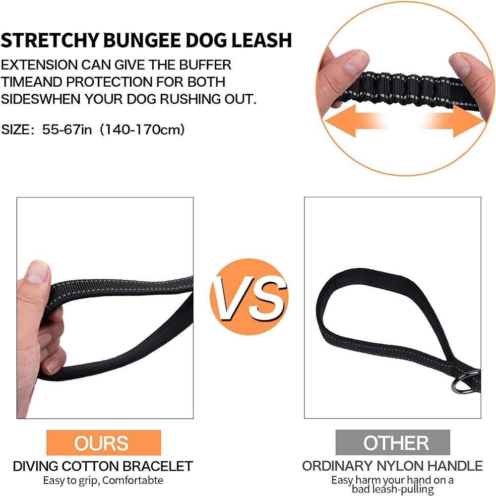 Pet Frog Buckle Leash for Medium to Large Dogs, Tactical Safety Harness, Adjustable Dog Rope, Anti-Pull Dog Chain, Cross-Border Use, Adjustable Length, No Pull Harness