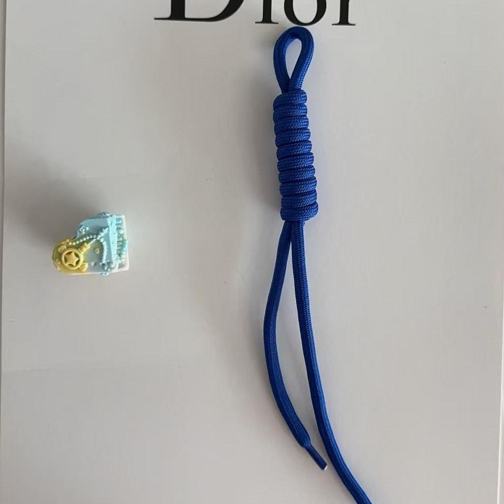 20 Pcs Random Color 5mm Braided Nylon Lanyards, Phone Wrist Strap, DIY Keychain, Woven Cord, Handmade Bag Charm & Backpack Accessory
