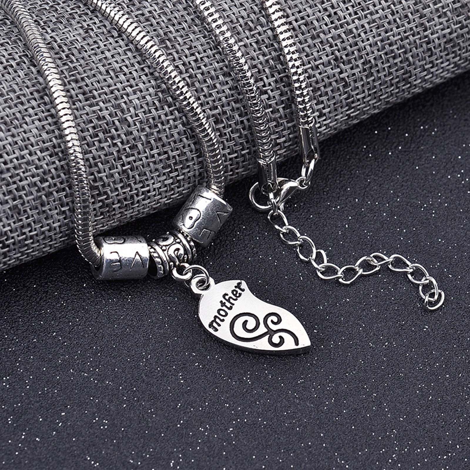 Two-pack Mother Daughter Matching Heart Bracelet, Family Love Jewelry, Mother’s Day Gift, Heartfelt Expression of Love, Perfect for Anniversary or Special Occasion