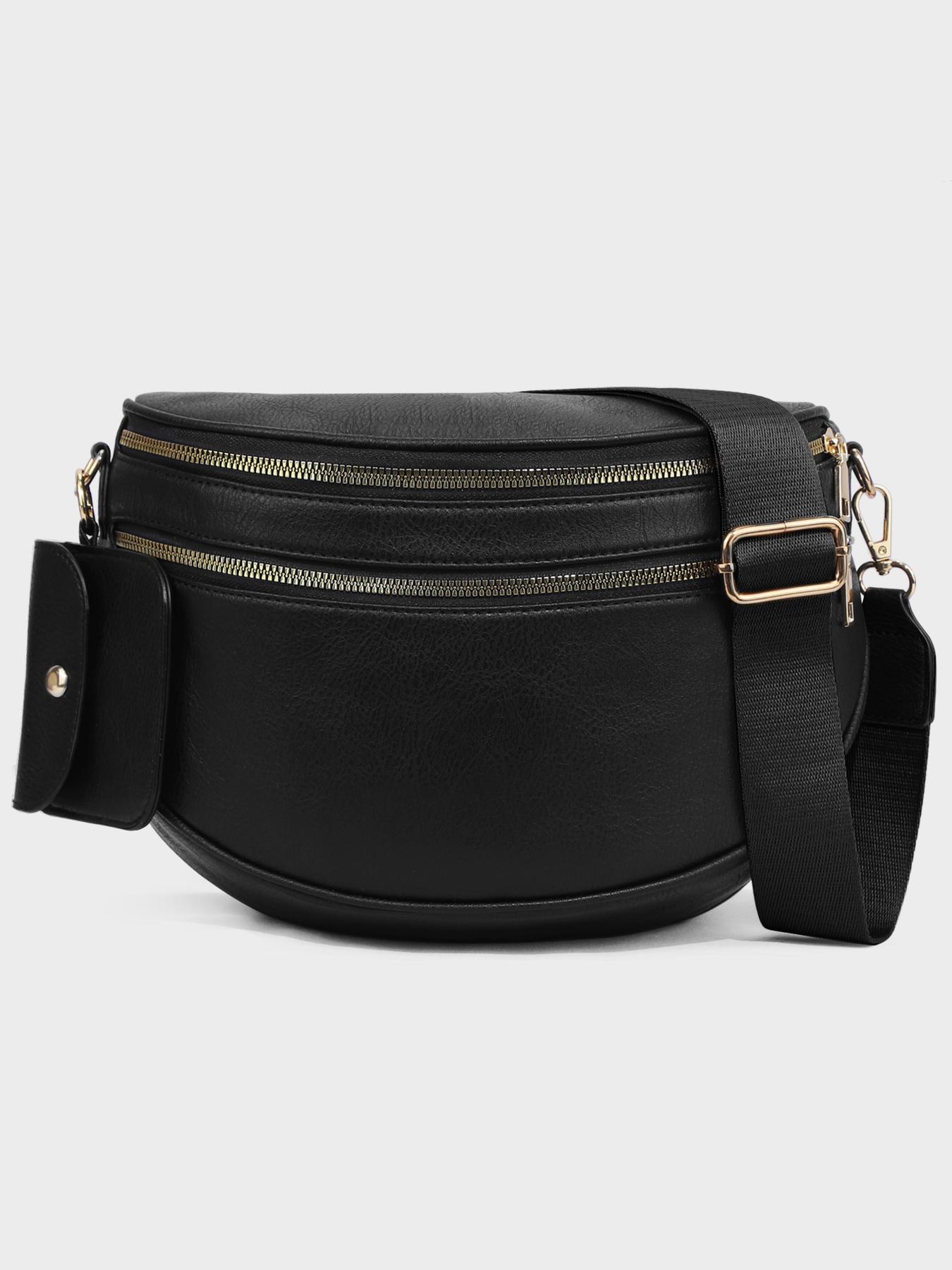 Fashionable Checkerboard Pattern Bag, Casual Versatile Zipper Shoulder Bag with Adjustable Strap and Coin Purse, Stylish Minimalist Commuting Lightweight Shoulder Women's Bag, Adjustable Crossbody Bag