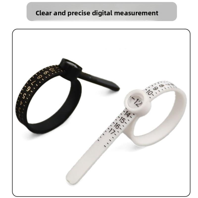 Ring Sizer Tool, Measuring Ruler for Accurate Measurement, Available in Three Colors, Essential Jewelry Making Accessory, Easy-To-Use Finger Gauge, Accuracy