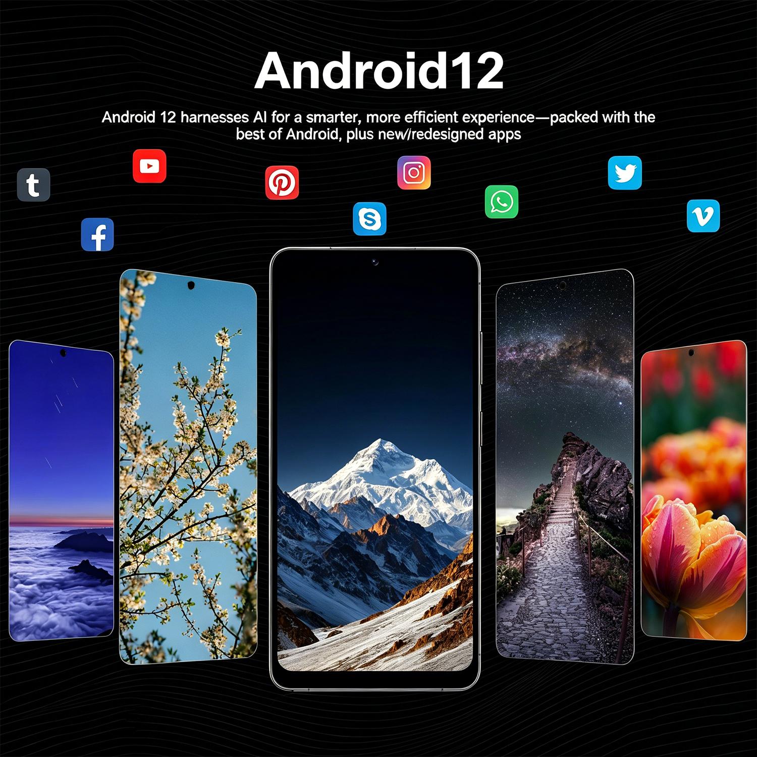 Astarry-S26 Ultra smartphone with 6.75-inch large screen, Touchscreen Phone, Touchscreen Cellphone, 3GB+32GB RAM, 4100mAh battery, dual SIM card camera 5MP+13MP, Android 12.0720x1560 resolution with touch pen for global unlocking of 4G network smartphone