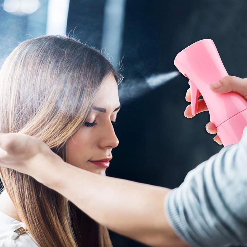 Hair spray bottle, suitable for hairstyling, refillable spray bottle, can be used to hold water, toner, moisturizer, and other daily moisturizing products, as well as gardening products.