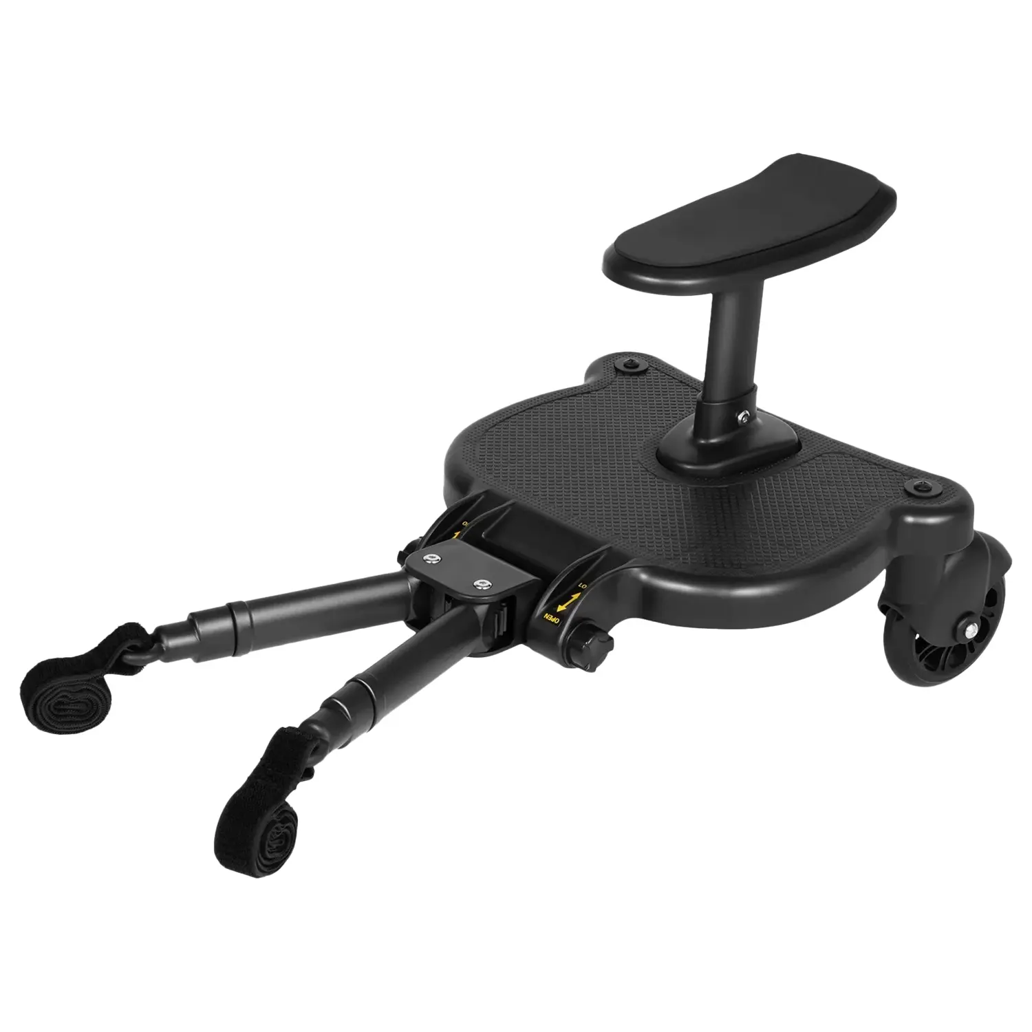 Universal Stroller Board Attachment, Sit and Stand Toddler Ride-On Board with Detachable Seat for Children Ages 3-7
